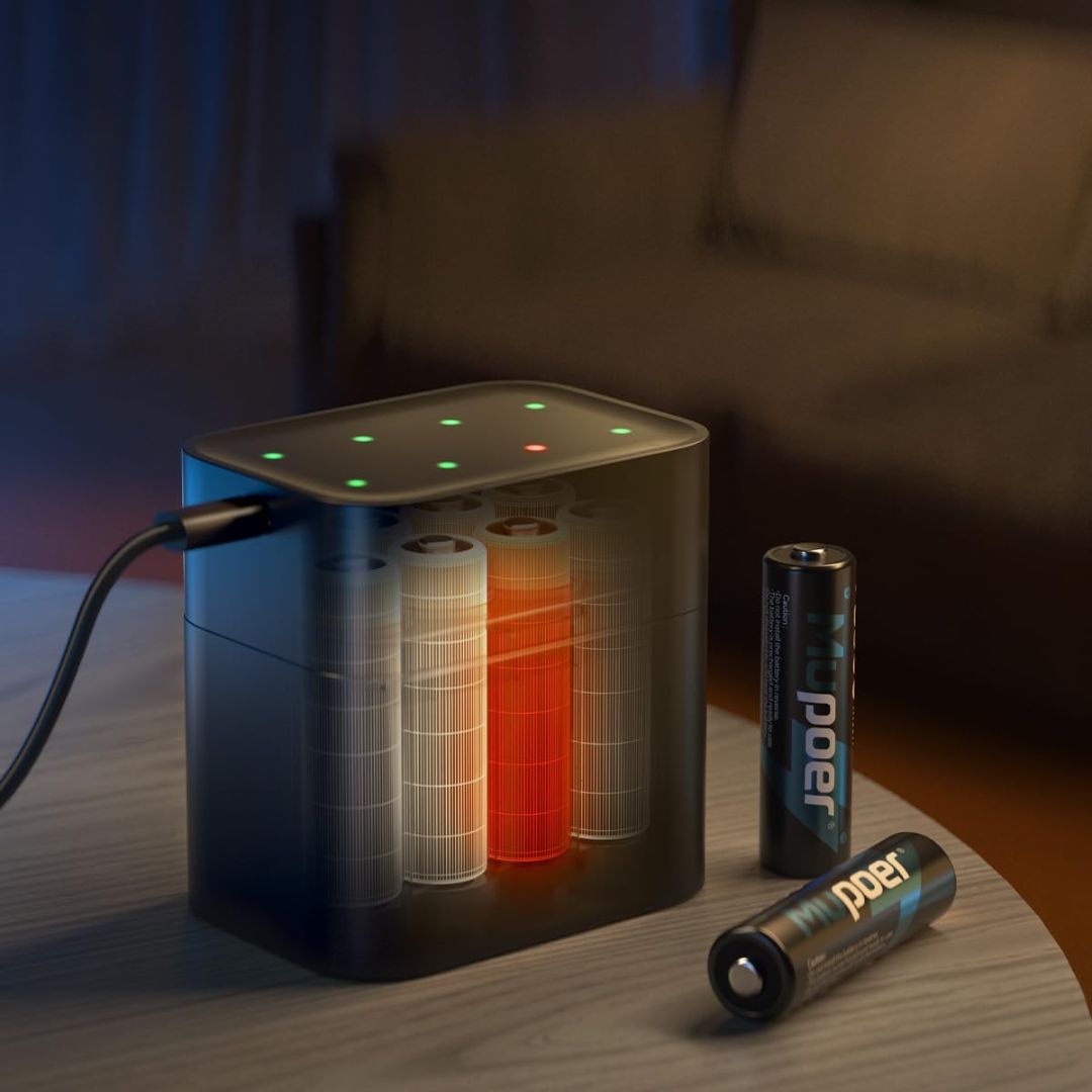 Batteries AA rechargeables rapides - Nouveau tech - Chargement ultra-rapide