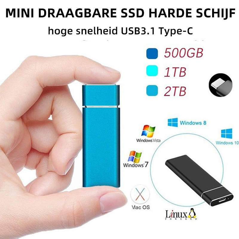 Disque dur externe ultra-haute vitesse - Mobile - Nouveau Tech - Transferts rapides