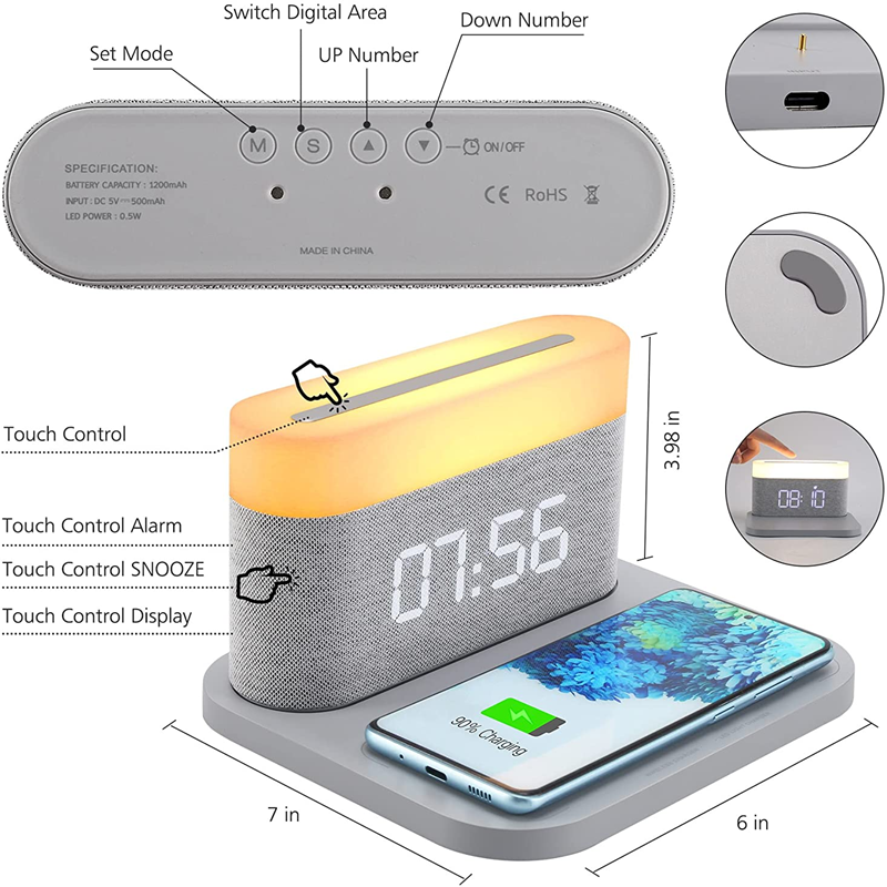 Le chargeur sans fil ultime pour votre table de nuit - Nouveau Tech - Charge rapide et pratique