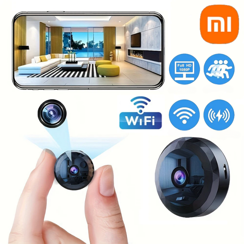 SecurEye Mini Caméra HD - Solution de surveillance compacte 1080P - Nouveau Tech - Caméra ultra discrète