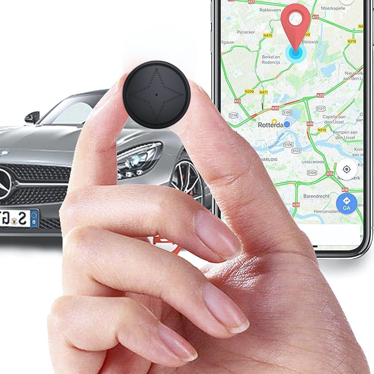 GPS Tracker pour Véhicules - Nouveau Tech - Suivi Magnétique Anti-Perte de Haute Performance