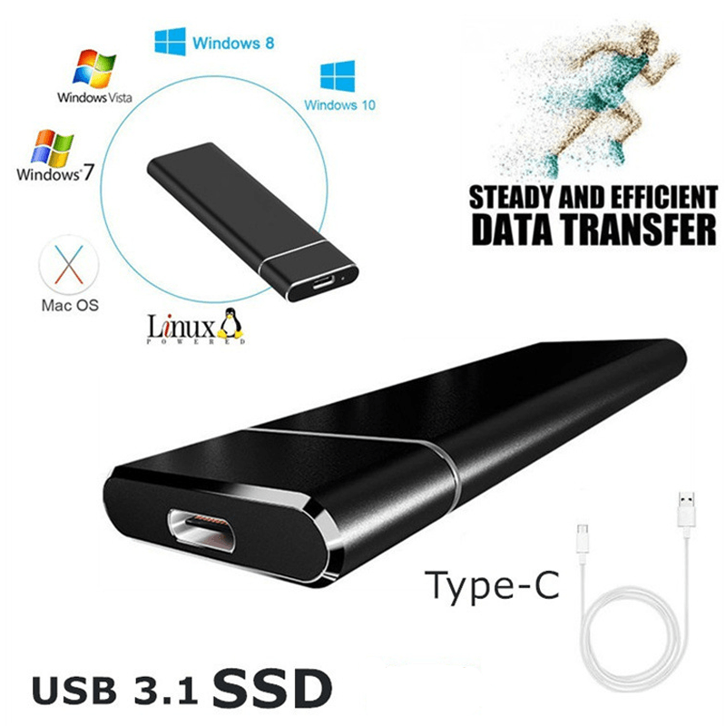 Disque SSD Externe Ultra-Rapide - Portable - Nouveau Tech