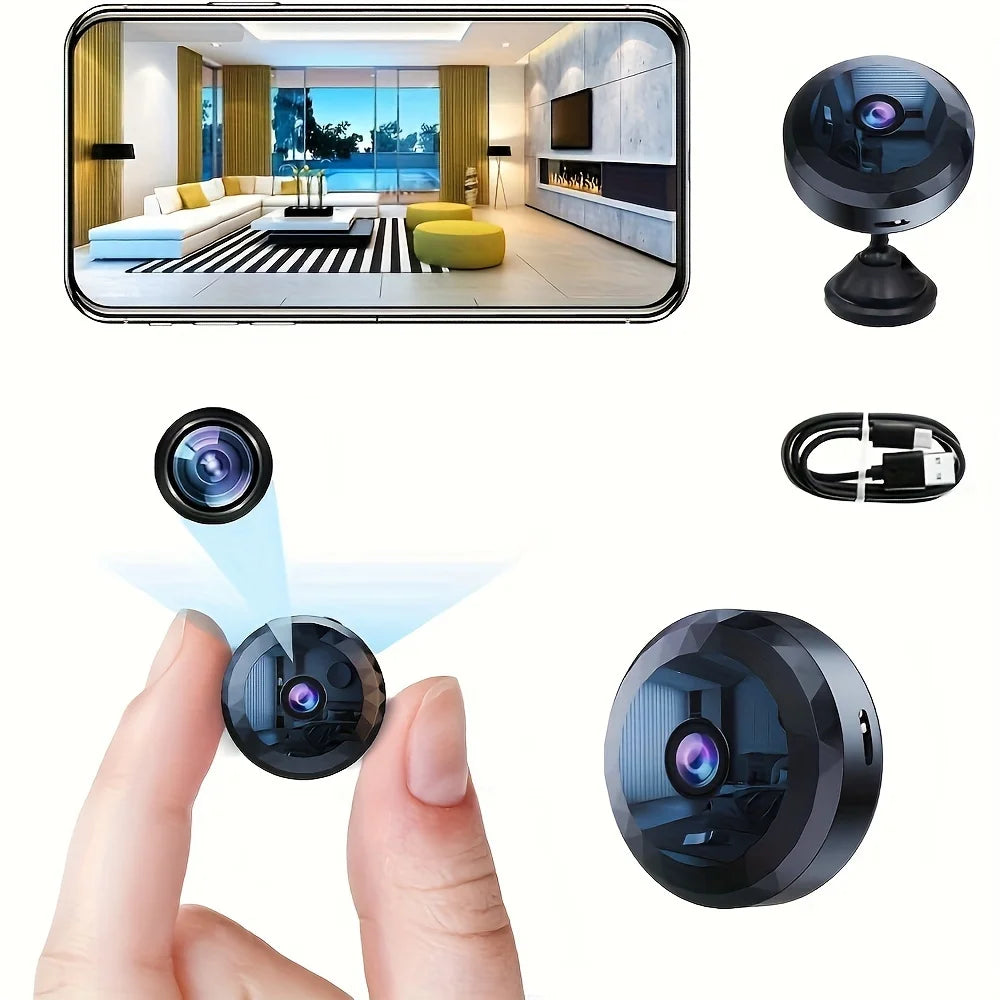 SecurEye Mini Caméra HD - Solution de surveillance compacte 1080P - Nouveau Tech - Caméra ultra discrète