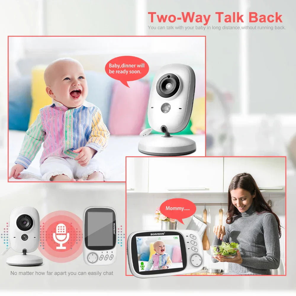 BabyEye Surveillance Bébé Intelligente - Moniteur Vidéo pour Connexion Claire - Nouveau Tech - Surveillance de bébé haute