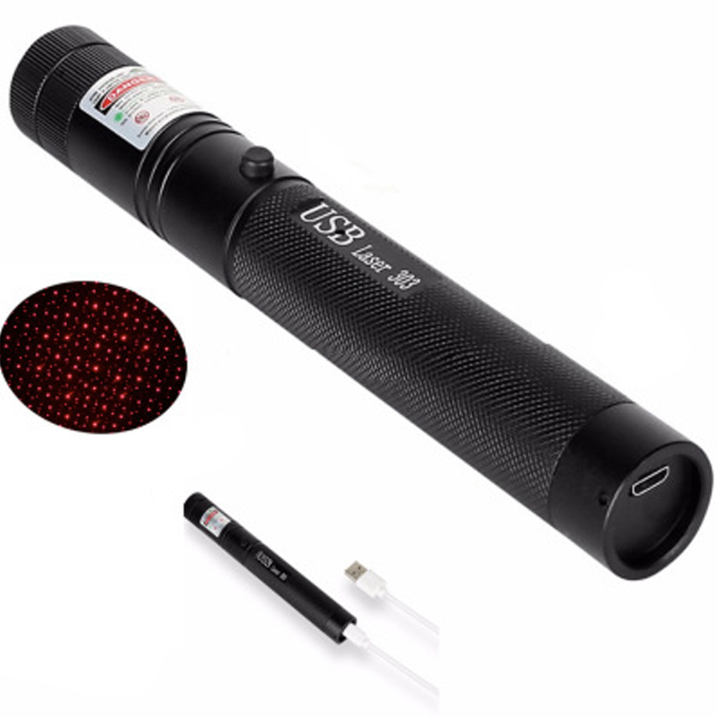 Laserpointer rechargeable 303 - Haute performance - Nouveau Tech - Laser visible USB - Idéal pour les présentations