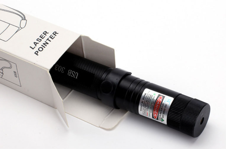 Laserpointer rechargeable 303 - Haute performance - Nouveau Tech - Laser visible USB - Idéal pour les présentations